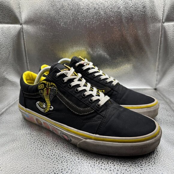 Size M9.5/W11‎ Vans X Cobra Kai Old Skool Black Unisex Lace-Up Sneaker 507452 main image 10